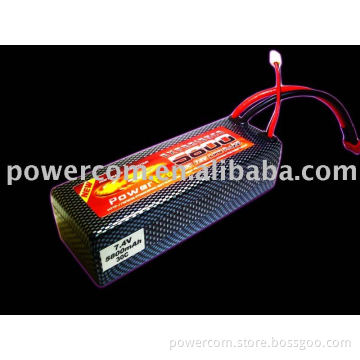 7.4V 5800mAh 30C Hard Case LiPo Pack